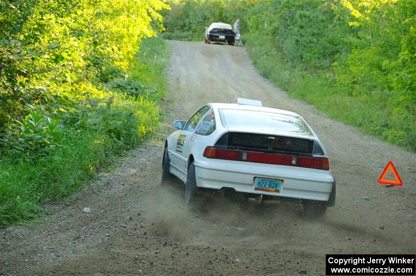 Harlan Goerger / Ryan Raguse Honda CRX on SS4, Steamboat II.