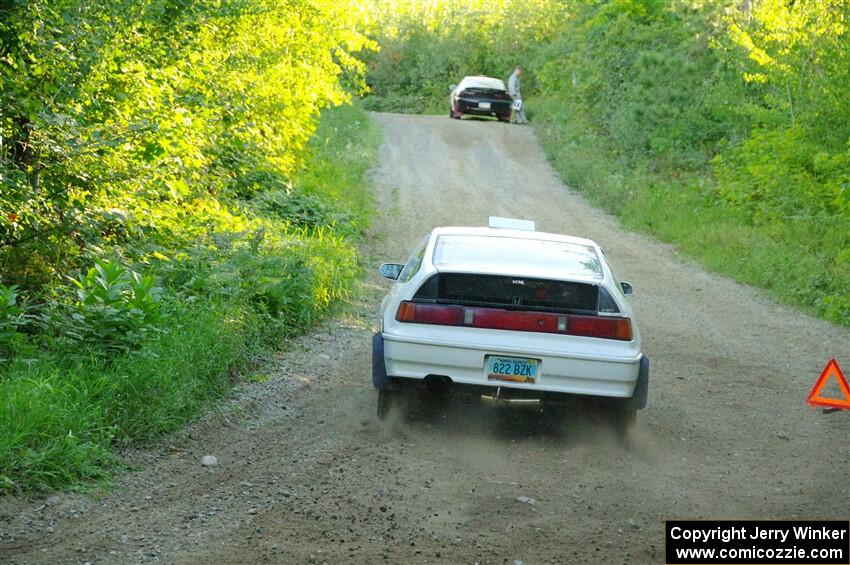 Harlan Goerger / Ryan Raguse Honda CRX on SS4, Steamboat II.