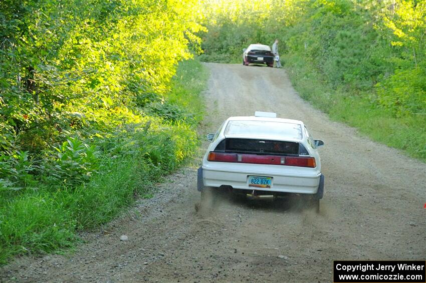 Harlan Goerger / Ryan Raguse Honda CRX on SS4, Steamboat II.