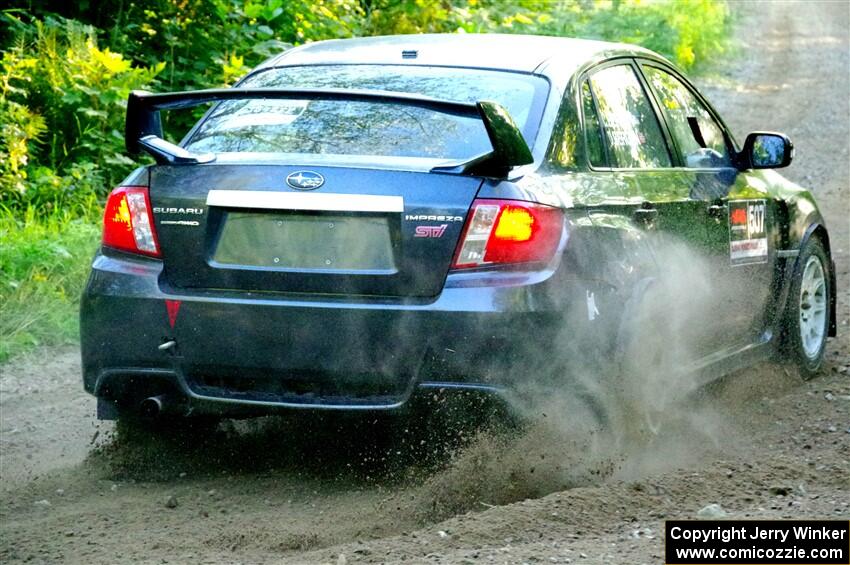 Daryl Bergen / Calvin Bergen Subaru WRX STi on SS4, Steamboat II.