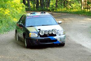 Andrew Dustman / Jake Ringger Subaru WRX on SS4, Steamboat II.