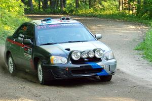 Andrew Dustman / Jake Ringger Subaru WRX on SS4, Steamboat II.