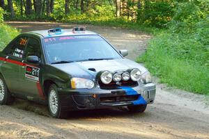 Andrew Dustman / Jake Ringger Subaru WRX on SS4, Steamboat II.