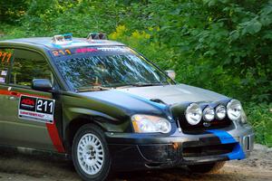 Andrew Dustman / Jake Ringger Subaru WRX on SS4, Steamboat II.