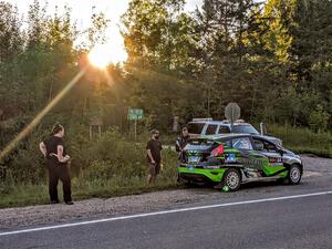 Paul Dickinson / Alison LaRoza Ford Fiesta DNF's for the day before SS5, Spur 2 II.