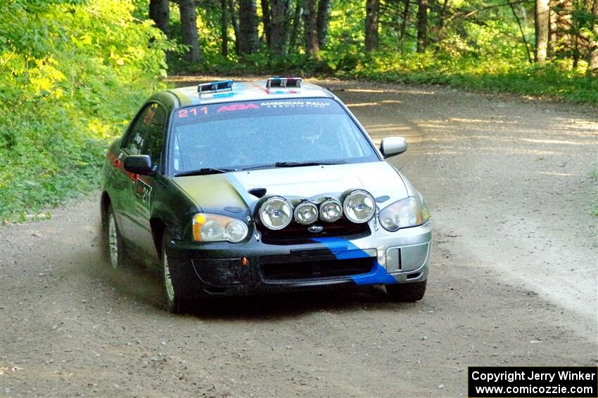 Andrew Dustman / Jake Ringger Subaru WRX on SS4, Steamboat II.