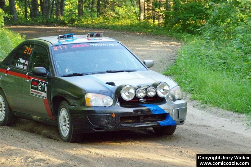 Andrew Dustman / Jake Ringger Subaru WRX on SS4, Steamboat II.