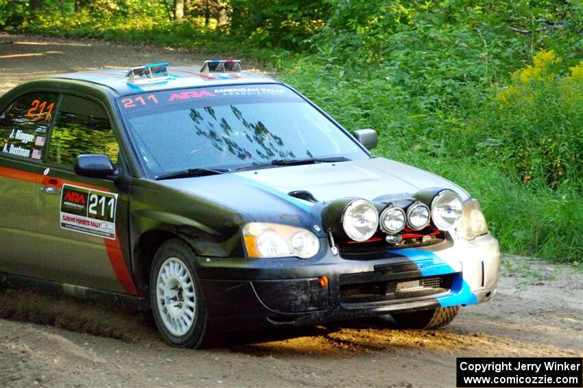 Andrew Dustman / Jake Ringger Subaru WRX on SS4, Steamboat II.