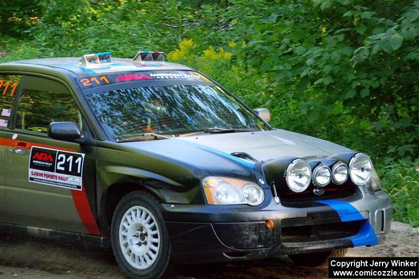 Andrew Dustman / Jake Ringger Subaru WRX on SS4, Steamboat II.