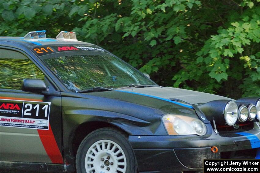 Andrew Dustman / Jake Ringger Subaru WRX on SS4, Steamboat II.