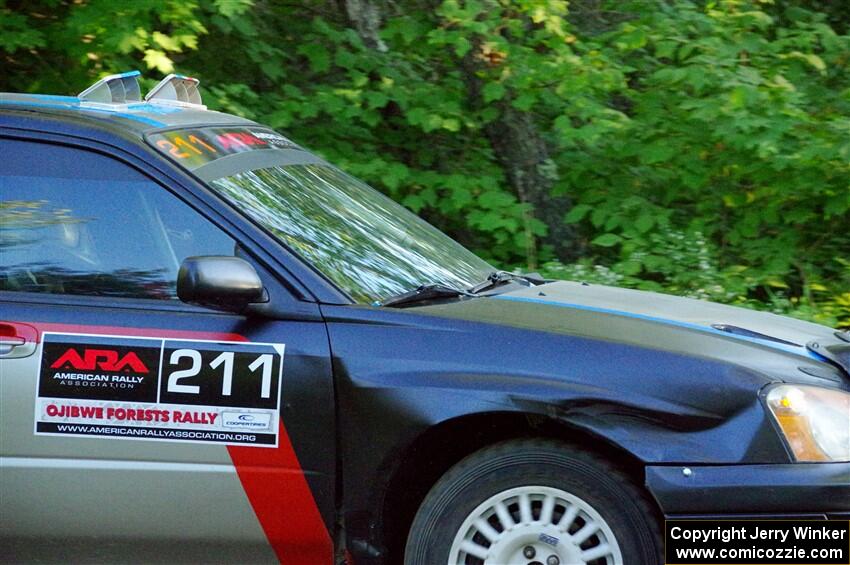 Andrew Dustman / Jake Ringger Subaru WRX on SS4, Steamboat II.