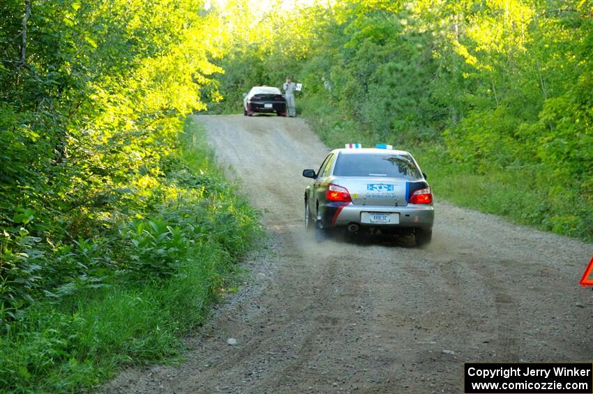 Andrew Dustman / Jake Ringger Subaru WRX on SS4, Steamboat II.