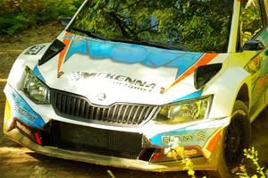 Barry McKenna / Leon Jordan Skoda Fabia on SS8, Height O' Land I.