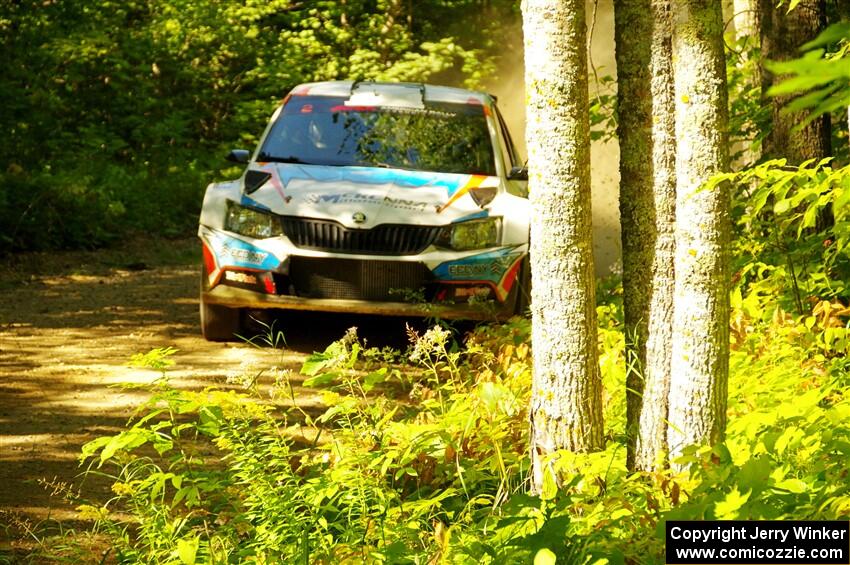 Barry McKenna / Leon Jordan Skoda Fabia on SS8, Height O' Land I.