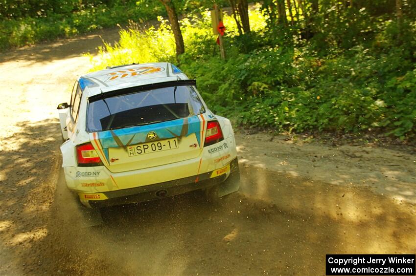 Barry McKenna / Leon Jordan Skoda Fabia on SS8, Height O' Land I.