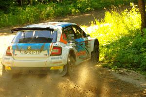 Barry McKenna / Leon Jordan Skoda Fabia on SS8, Height O' Land I.