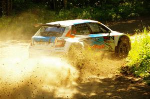 Barry McKenna / Leon Jordan Skoda Fabia on SS8, Height O' Land I.