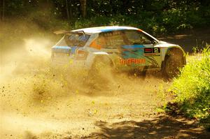 Barry McKenna / Leon Jordan Skoda Fabia on SS8, Height O' Land I.