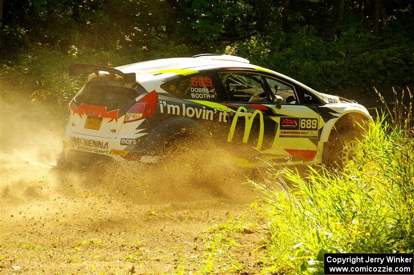 Ryan Booth / Nick Dobbs Ford Fiesta R5 on SS8, Height O' Land I.