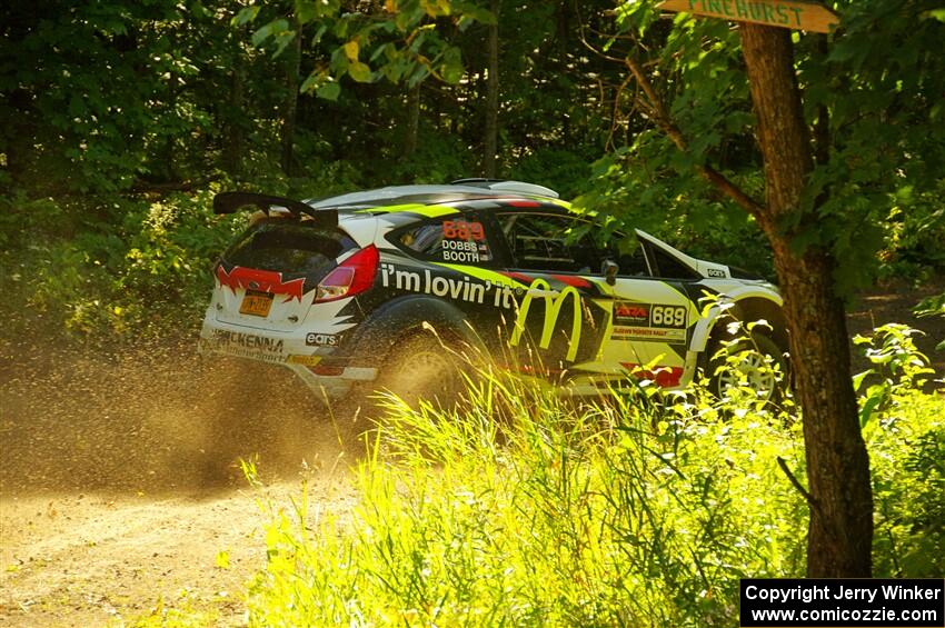 Ryan Booth / Nick Dobbs Ford Fiesta R5 on SS8, Height O' Land I.