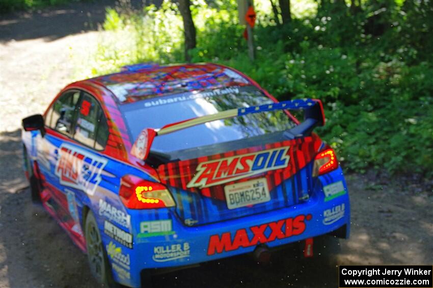 Jeff Seehorn / Matt James Subaru WRX STi on SS8, Height O' Land I.