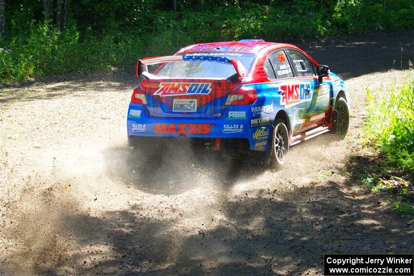 Jeff Seehorn / Matt James Subaru WRX STi on SS8, Height O' Land I.