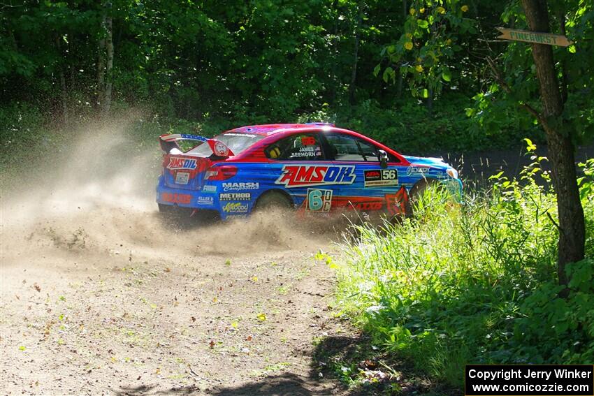 Jeff Seehorn / Matt James Subaru WRX STi on SS8, Height O' Land I.