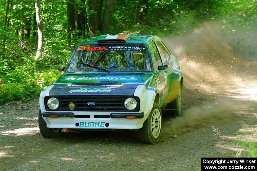 Seamus Burke / Martin Brady Ford Escort on SS8, Height O' Land I.