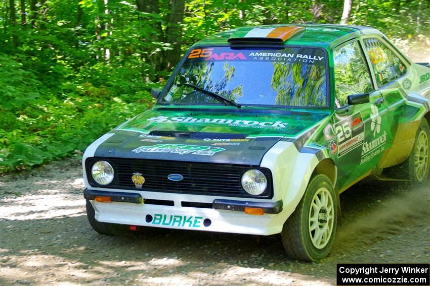 Seamus Burke / Martin Brady Ford Escort on SS8, Height O' Land I.