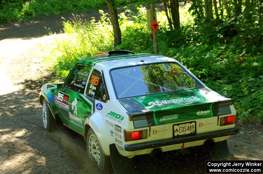 Seamus Burke / Martin Brady Ford Escort on SS8, Height O' Land I.