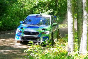 Rob Sanders / Boyd Smith Subaru WRX STi on SS8, Height O' Land I.