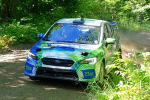 Rob Sanders / Boyd Smith Subaru WRX STi on SS8, Height O' Land I.