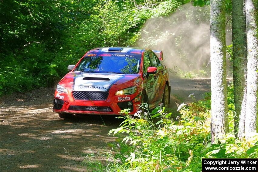 Matt Dickinson / Glen Ray Subaru WRX STi on SS8, Height O' Land I.