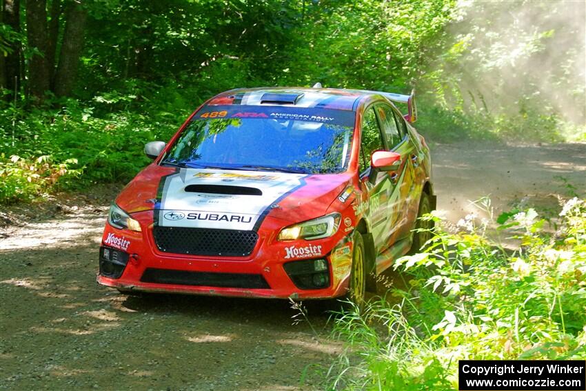 Matt Dickinson / Glen Ray Subaru WRX STi on SS8, Height O' Land I.