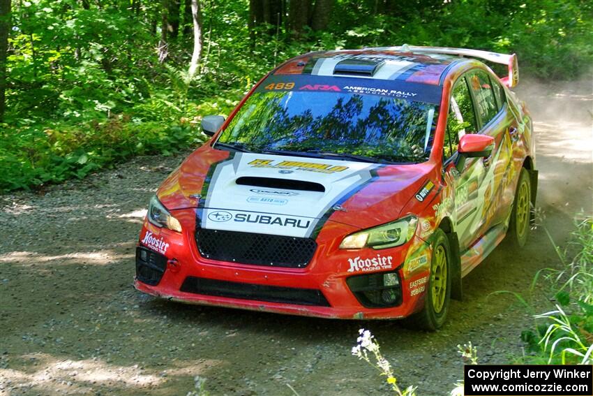 Matt Dickinson / Glen Ray Subaru WRX STi on SS8, Height O' Land I.