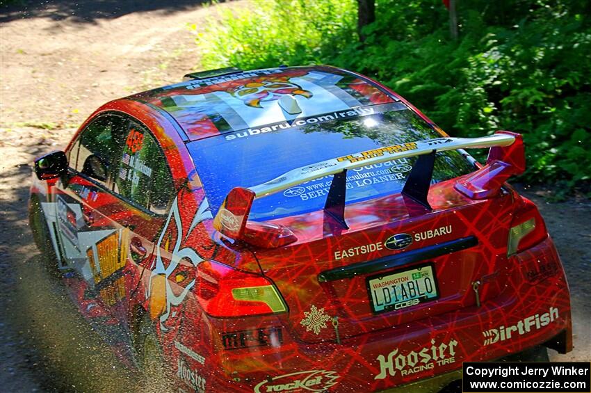 Matt Dickinson / Glen Ray Subaru WRX STi on SS8, Height O' Land I.