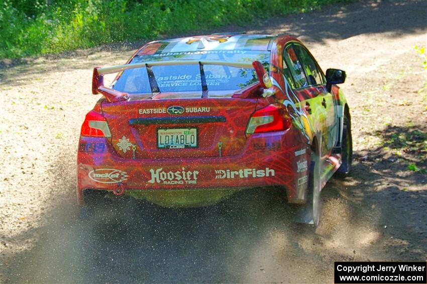 Matt Dickinson / Glen Ray Subaru WRX STi on SS8, Height O' Land I.