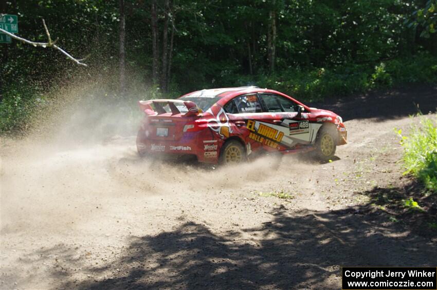 Matt Dickinson / Glen Ray Subaru WRX STi on SS8, Height O' Land I.