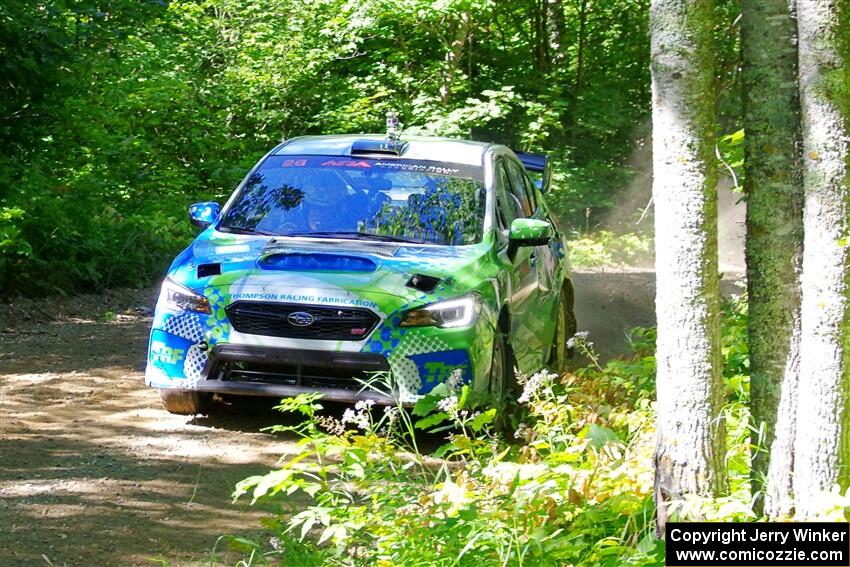 Rob Sanders / Boyd Smith Subaru WRX STi on SS8, Height O' Land I.