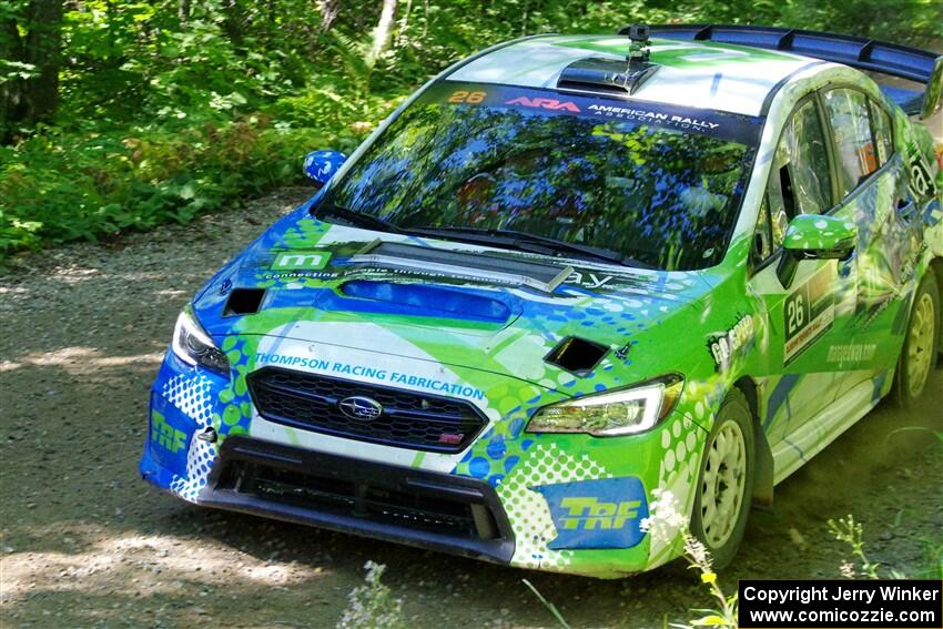 Rob Sanders / Boyd Smith Subaru WRX STi on SS8, Height O' Land I.