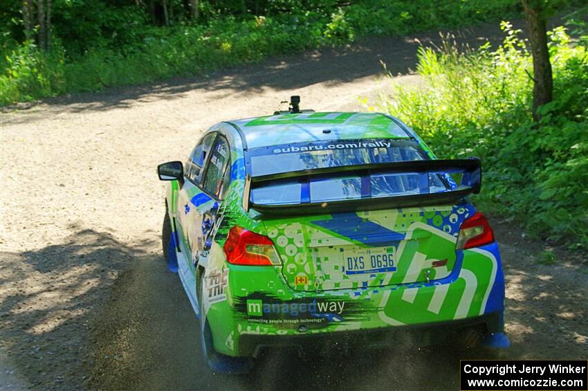 Rob Sanders / Boyd Smith Subaru WRX STi on SS8, Height O' Land I.