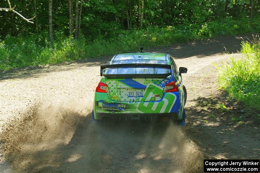 Rob Sanders / Boyd Smith Subaru WRX STi on SS8, Height O' Land I.