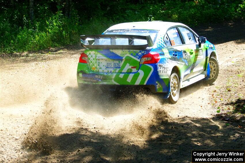 Rob Sanders / Boyd Smith Subaru WRX STi on SS8, Height O' Land I.