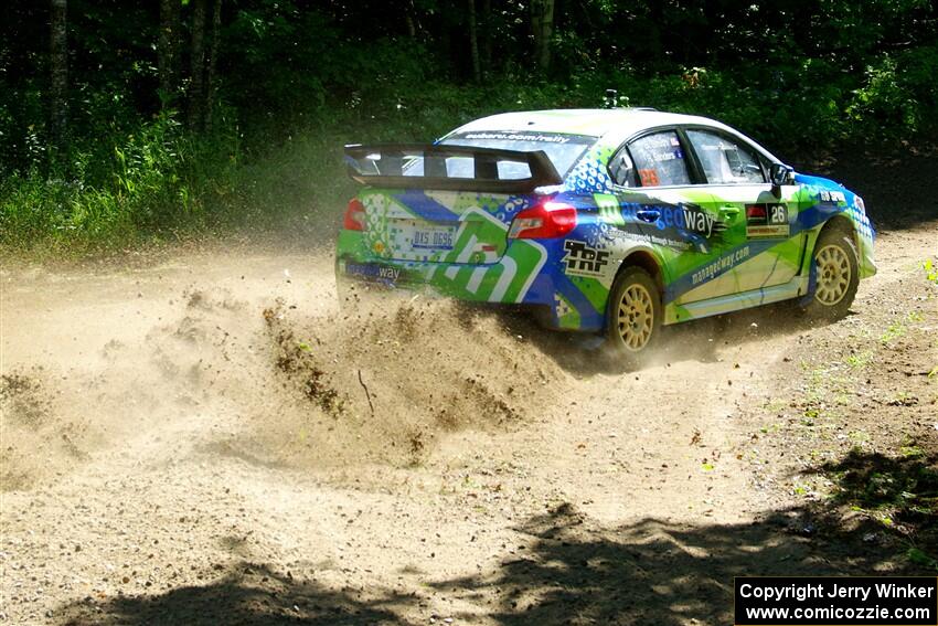 Rob Sanders / Boyd Smith Subaru WRX STi on SS8, Height O' Land I.