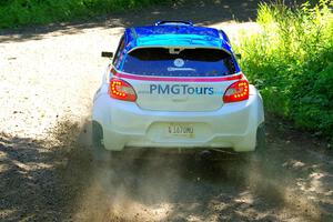 Brad Morris / Michael Hordijk Mitsubishi Mirage on SS8, Height O' Land I.