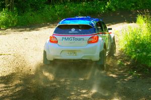 Brad Morris / Michael Hordijk Mitsubishi Mirage on SS8, Height O' Land I.