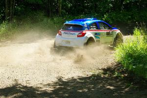 Brad Morris / Michael Hordijk Mitsubishi Mirage on SS8, Height O' Land I.