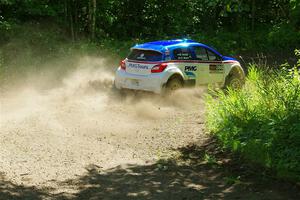 Brad Morris / Michael Hordijk Mitsubishi Mirage on SS8, Height O' Land I.