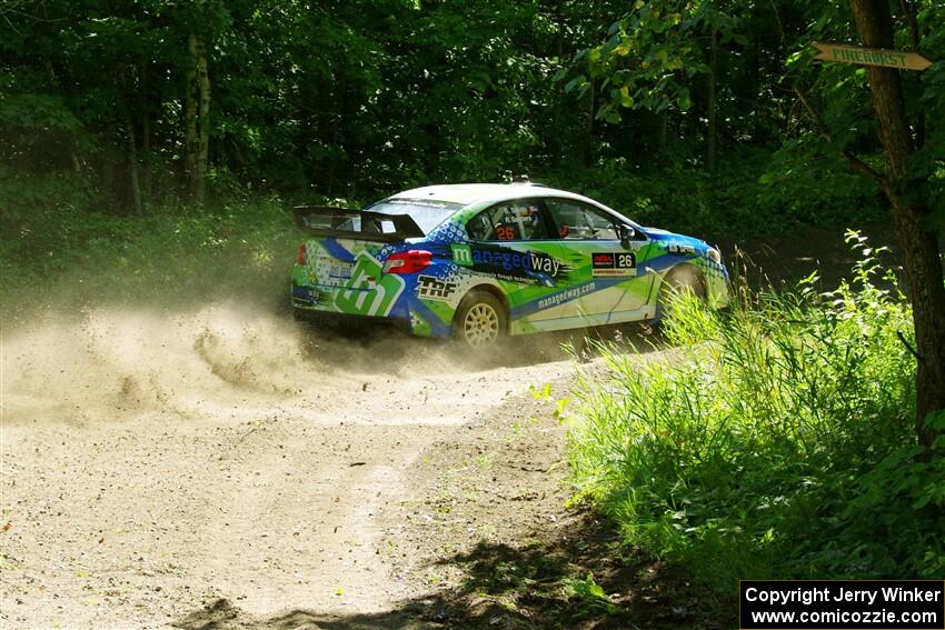 Rob Sanders / Boyd Smith Subaru WRX STi on SS8, Height O' Land I.