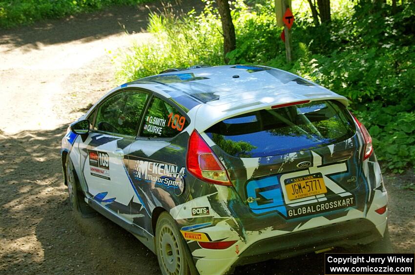 Gary Smith / Kenny Quirke Ford Fiesta R2 on SS8, Height O' Land I.